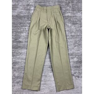 Highland‎ By Red Kap Pants Womens 6 Beige 31" Inseam Pleated NWT Uniform